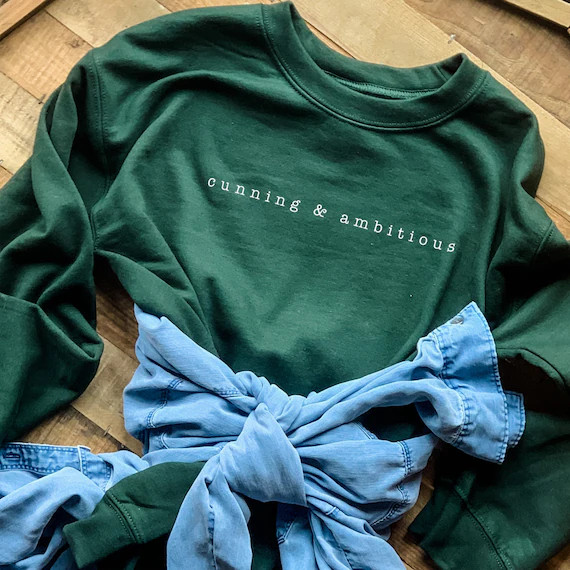 Cunning & Ambitious Unisex Crew Sweatshirt | Etsy | Etsy (US)