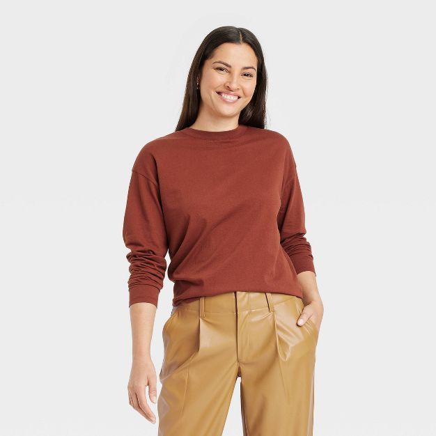 Women's Long Sleeve T-Shirt - A New Day™ | Target