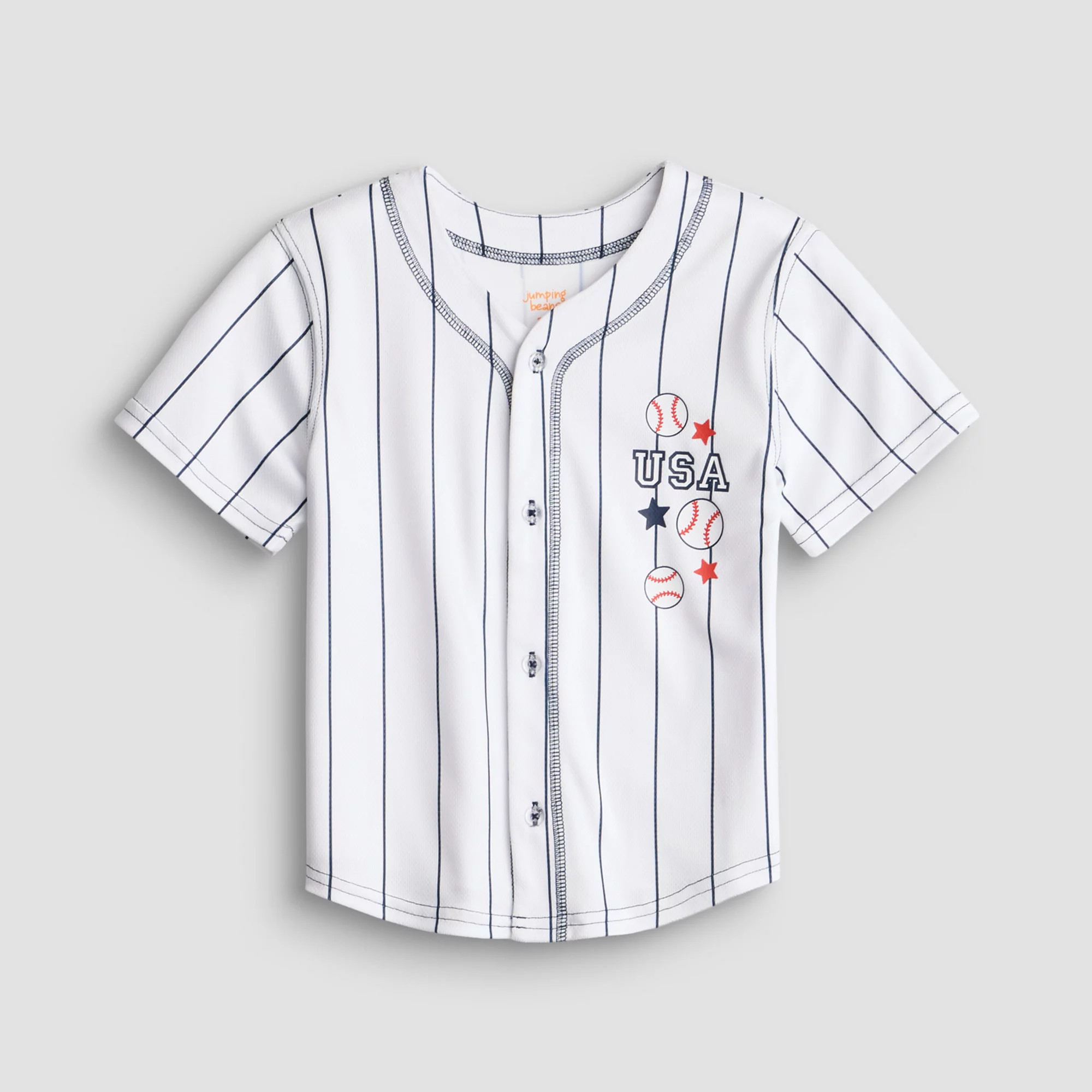 Baby & Toddler Boy Jumping Beans\u00ae Baseball Jersey | Kohl's