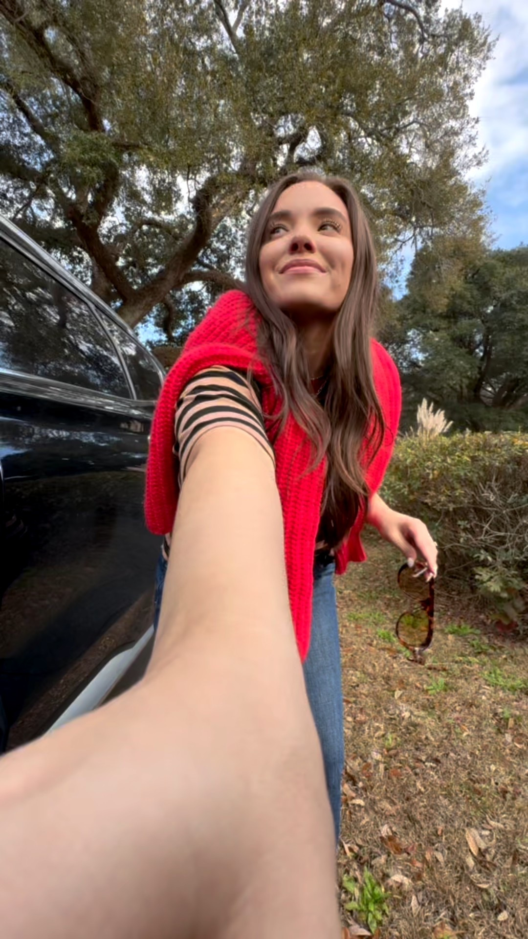 OOTD ❤️🐆 Amazon red cardigan, comfortable striped amazon tee shirt and Vici denim jeans and leopard flats! 

#LTKmomlife #LTKSaleAlert #LTKootd