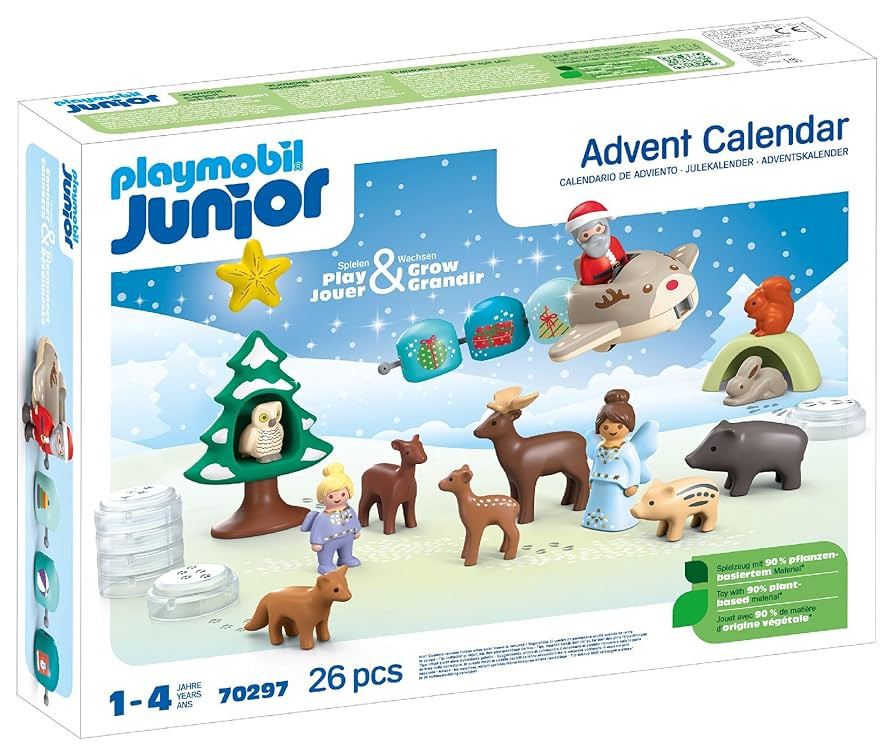 Playmobil Junior Advent Calendar: Snowy Christmas | Amazon (US)