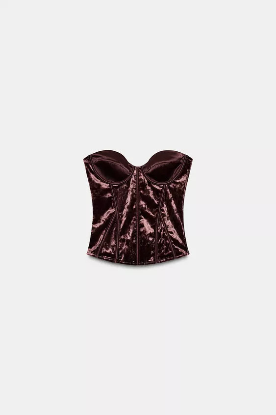 VELVET CORSET | Zara US