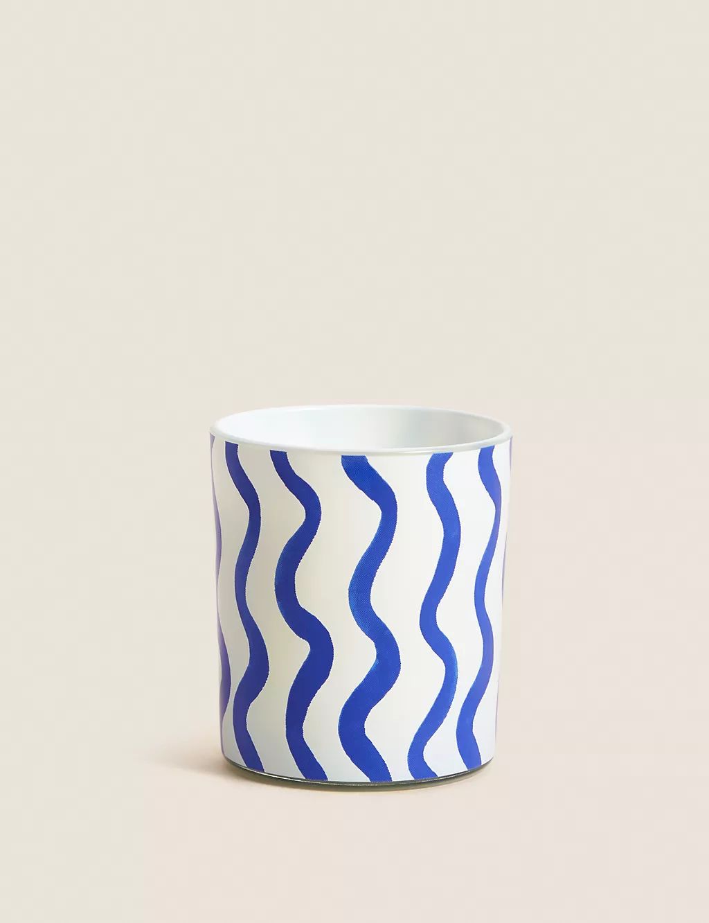 Summer Stripe Print Vanilla Scented Candle | Marks & Spencer (UK)