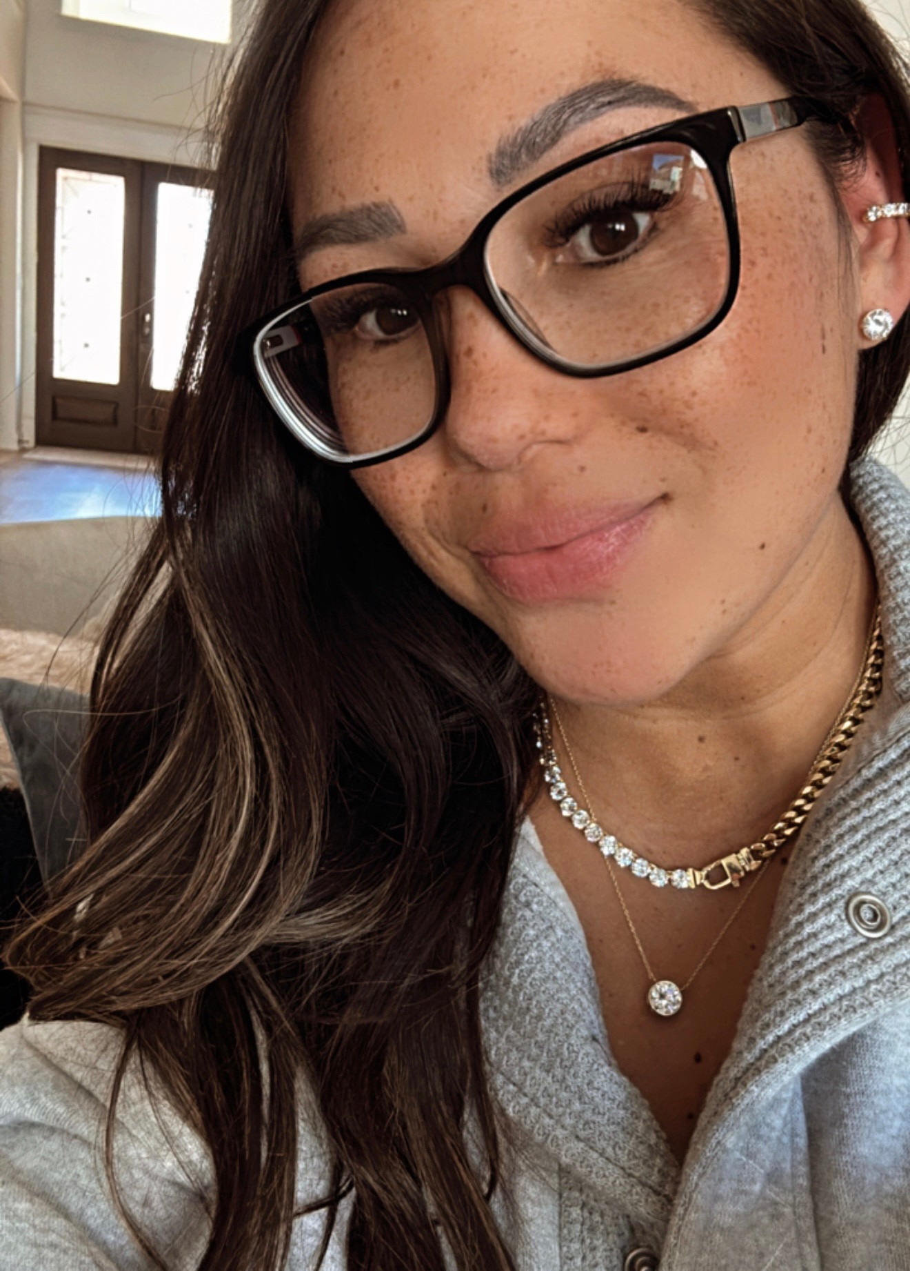 Obsessed with my newest necklace and ear cuff! 💜 Code busytexasmom gets you 15% off! 

#LTKSpringSale 

#LTKSaleAlert #LTKFindsUnder100