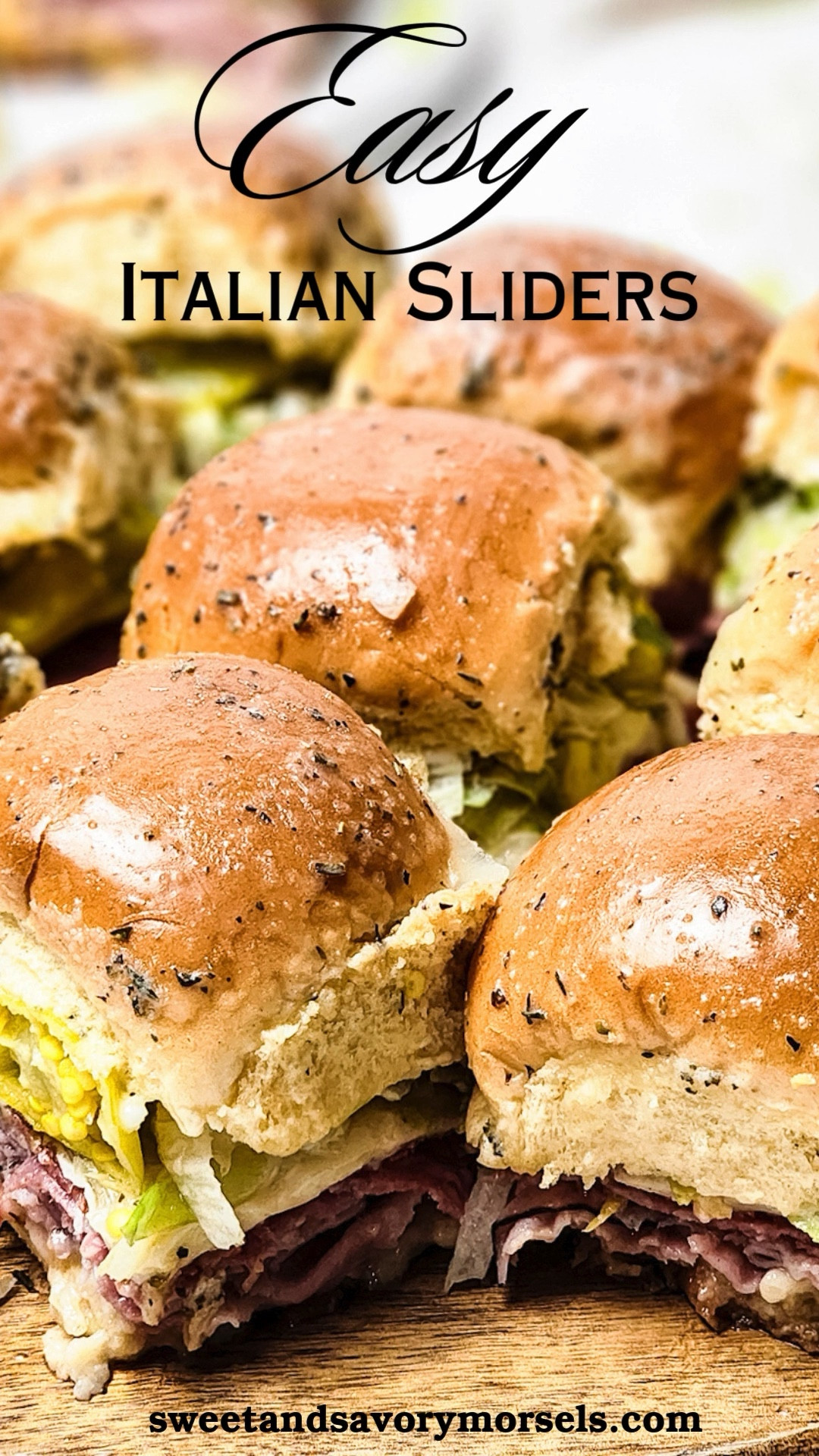 Make these delicious Easy Italian Sliders for your Super Bowl parties! They only take 25 minutes and they are delicious. You can find them on my food blog sweetandsavorymorsels.com. #ltkfamily #ltkkids 

 

#LTKParties #LTKWatchNow #LTKHome