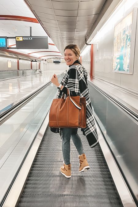 Travel outfit, winter travel, cozy outfit, travel bag, travel purse, winter athleisure 

Bag: Fossil Carmen Tote, linked is the shopper which is a tad smaller

#LTKitbag #LTKtravel #LTKstyletip