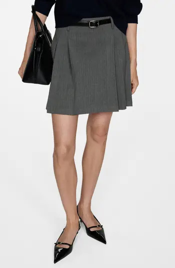MANGO Pleated Miniskirt | Nordstrom | Nordstrom
