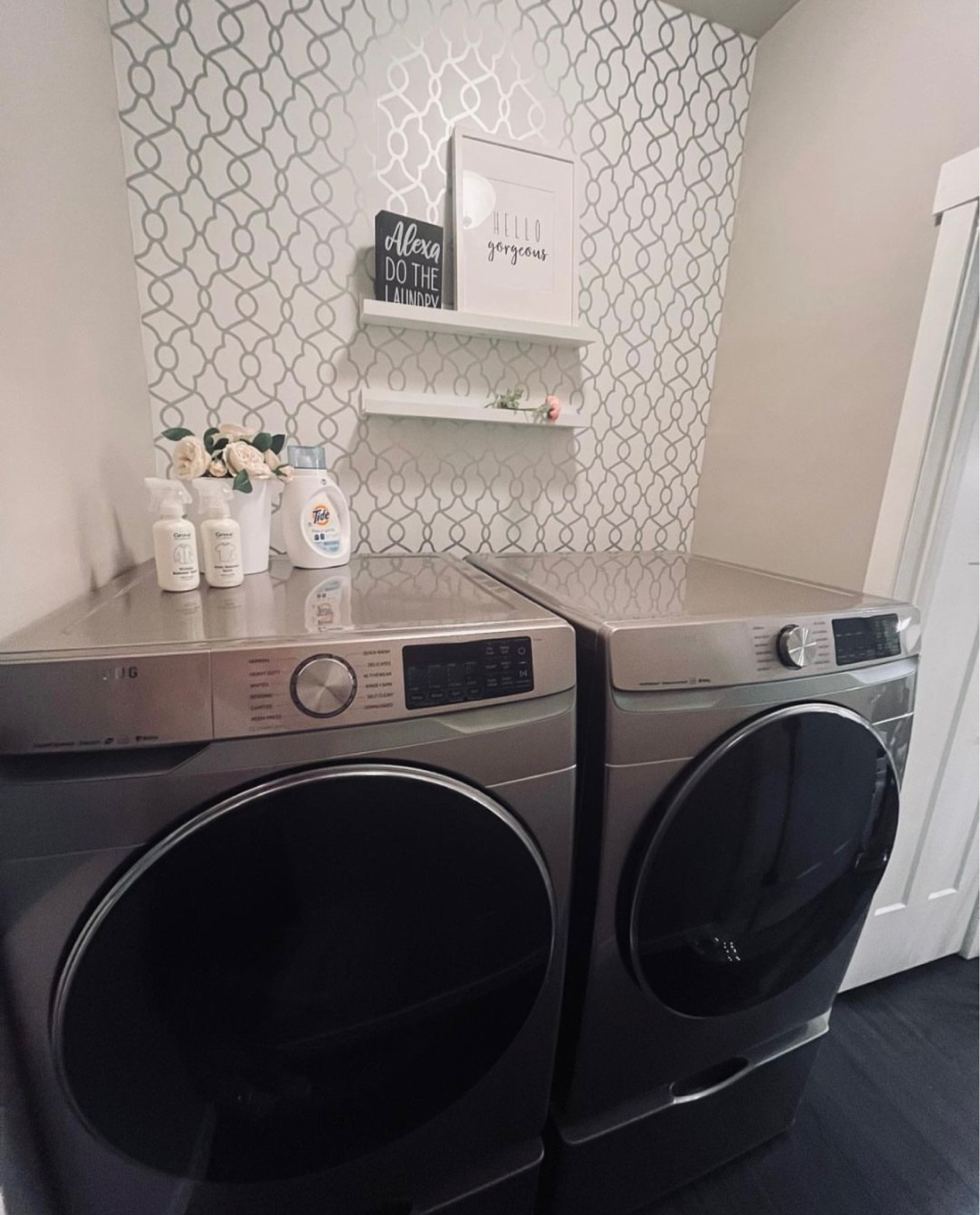 Lowe’s Sale!
Samsung 4.5 cu. ft. Smart High-Efficiency Front Load Washer with Super Speed in Champagne
&

7.5 cu. ft. Smart Stackable Vented Electric Dryer with Steam Sanitize+ in
Champagne

#LTKFind #LTKsalealert #LTKhome