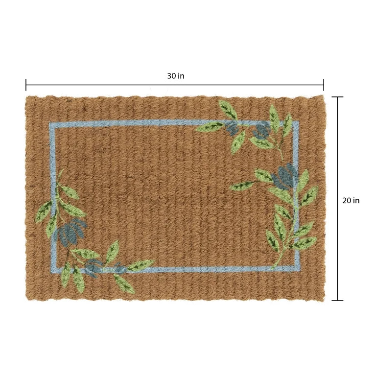 Better Homes & Gardens Soleil Floral Woven Coir Outdoor Doormat, 20"x30" | Walmart (US)
