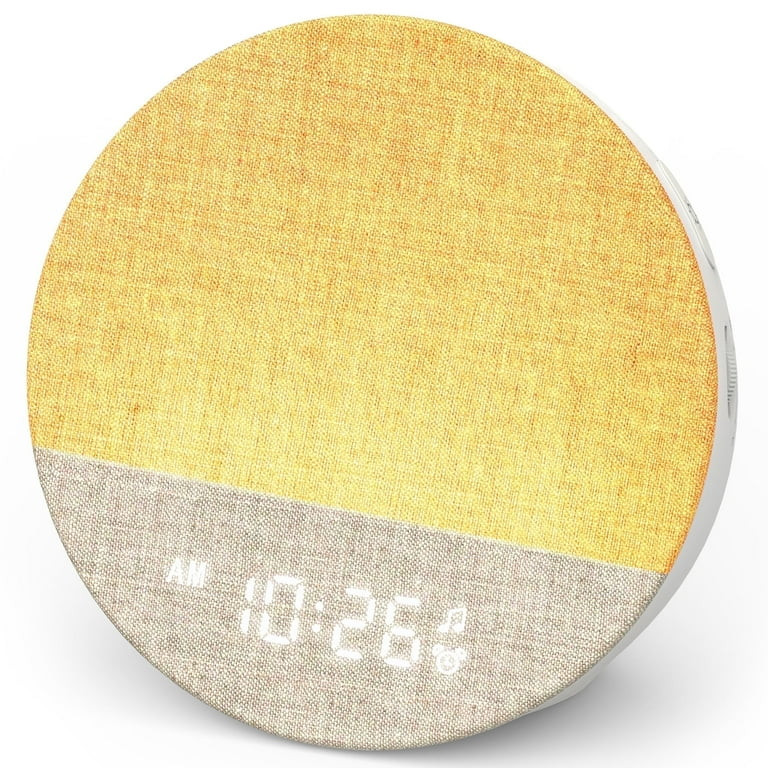Dreamegg Sunrise Alarm Clock & Sound Machine with Dimmable Night Light for Bedrooms - Walmart.com | Walmart (US)