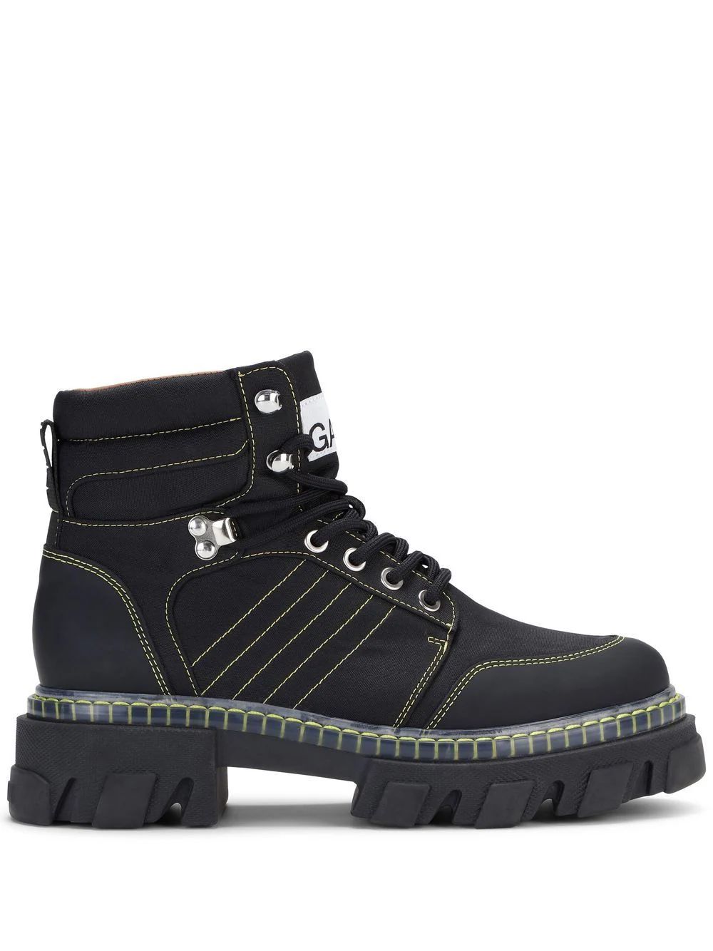 lace-up cargo boots | Farfetch Global