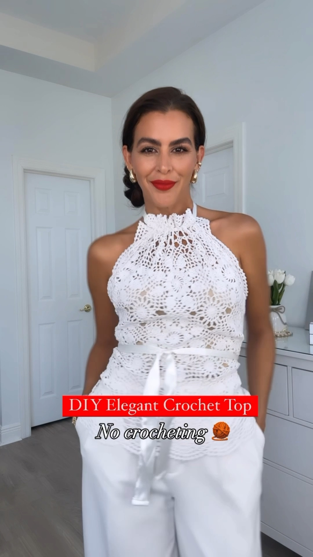 All details and sizing‼️⬇️
Using the 23” doily, available in 19” and 27” too.
Bra runs small in the waist, size up. Wearing a size 36B, usually a 34B.
Adding similar pants. 
Lipstick is Ruby woo, with lip liner color brick. 

 I am 5’7” | 126 pounds #LTKWatchNow

#LTKParties #LTKSummerEdit #LTKSeasonal