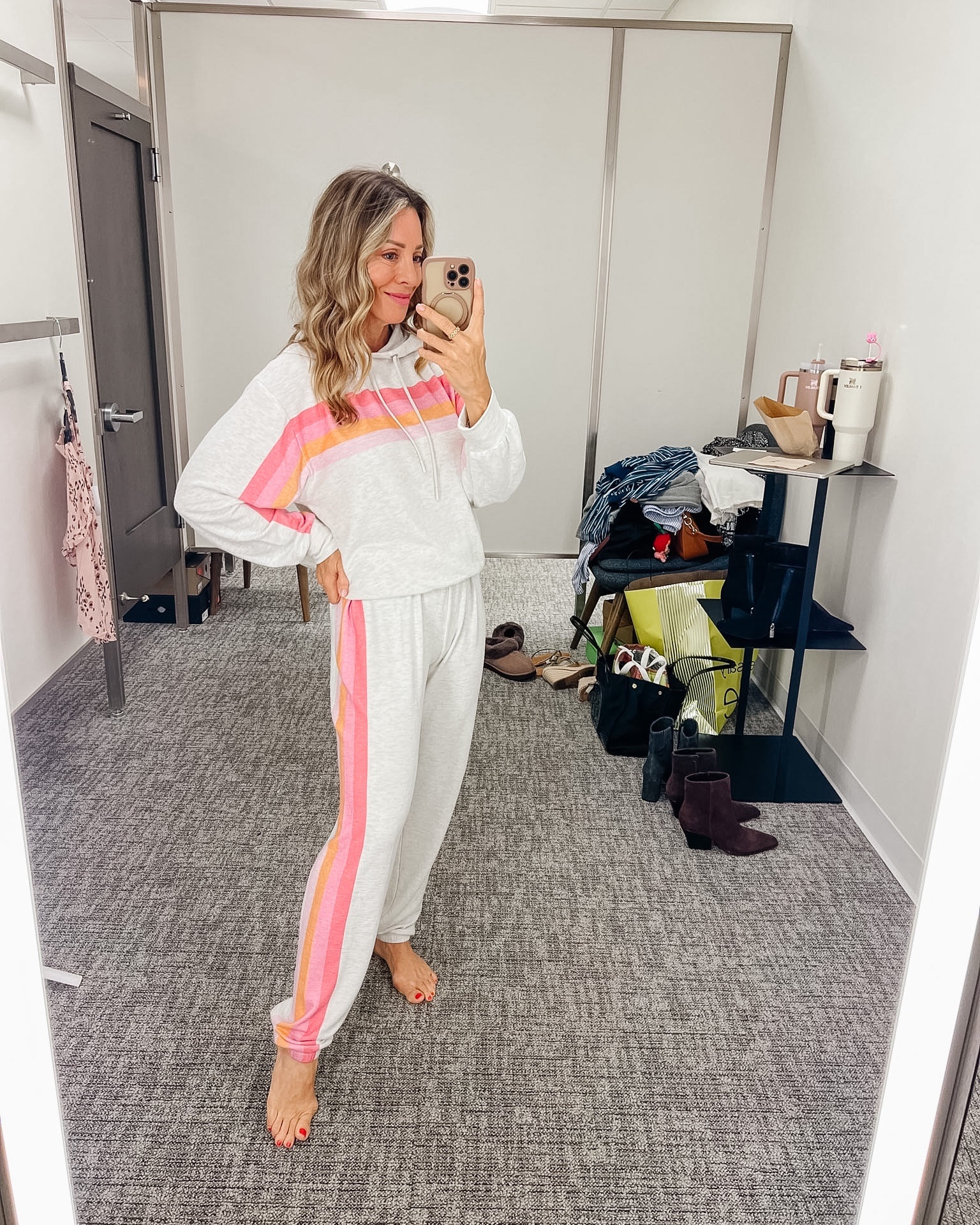 Nordstrom Anniversary Sale 

Striped Lounge Set 

Set Fit: Small, but prefer XS

#LTKmomlife #LTKSaleAlert #LTKPetite