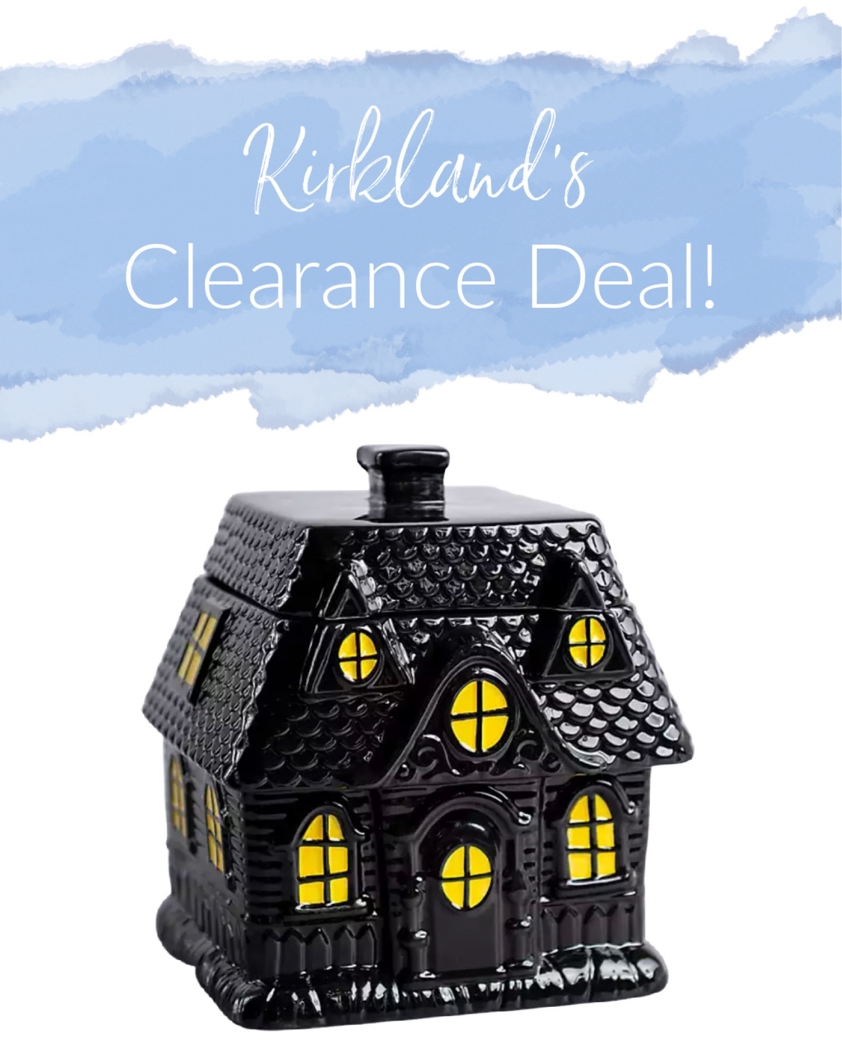 Kirkland’s Haunted House Cookie Jar is on CLEARANCE 65% off! You can snag this Pottery Barn dupe for only $15! Check for in-store pickup availability to avoid shipping costs, or add $49 worth of Halloween decor (now on sale 30-50% off) to take advantage of free shipping!

#LTKsalealert #LTKhome #LTKSeasonal