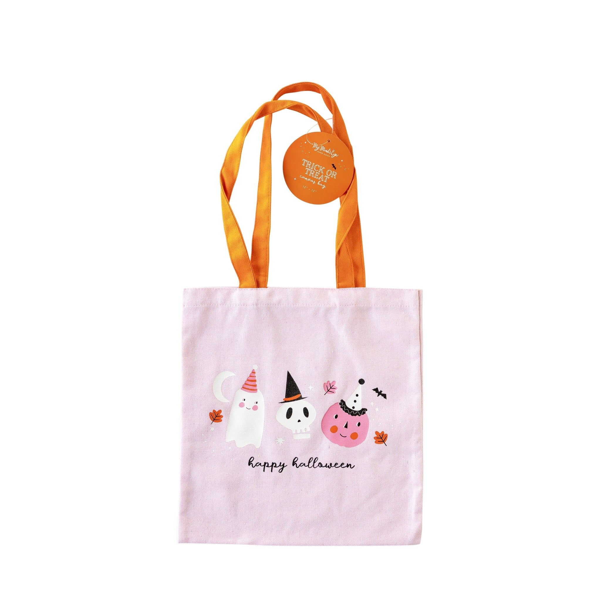 Halloween Icons Canvas Trick or Treat Bag | My Mind's Eye