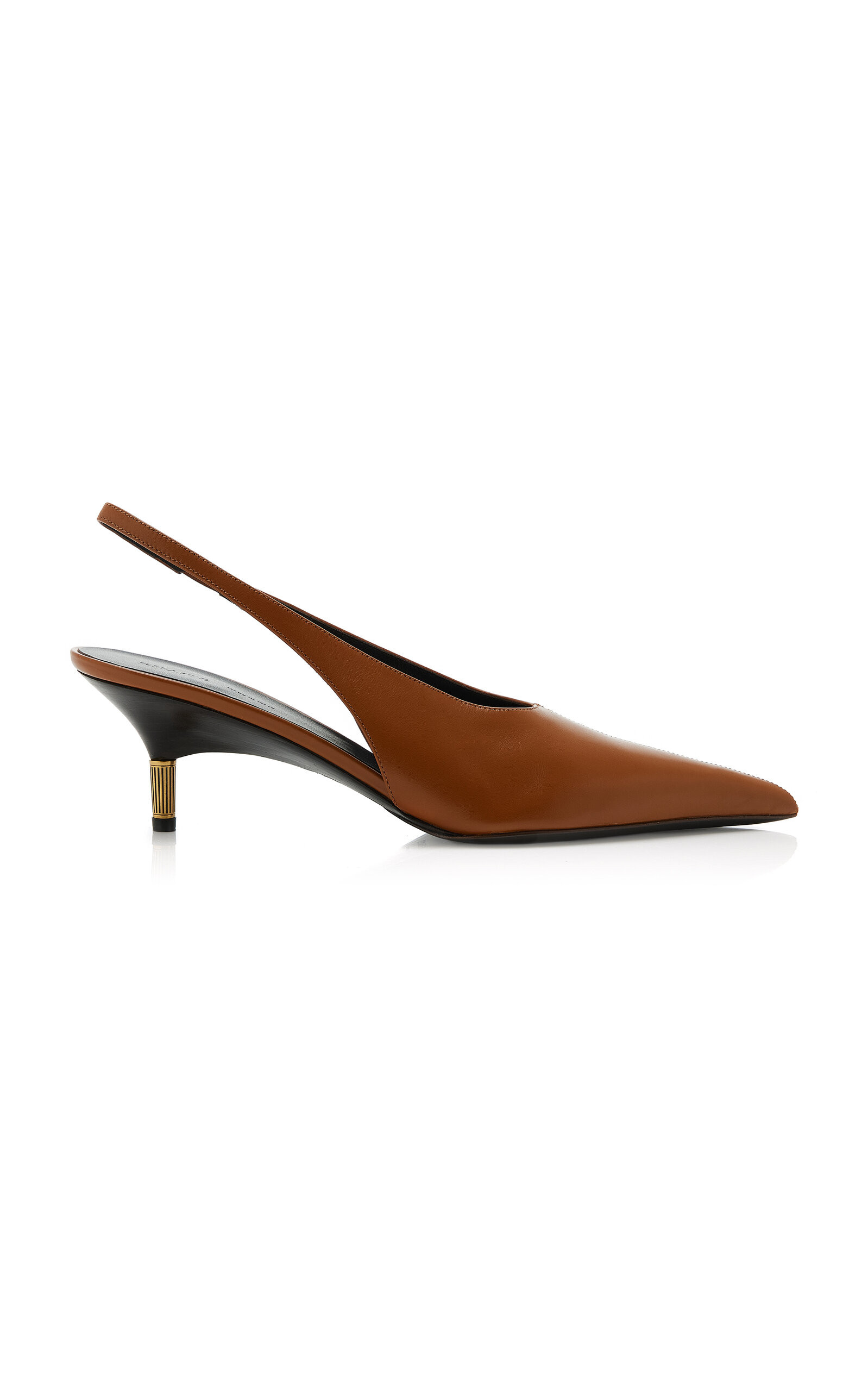 Bella Leather Slingback Pumps | Moda Operandi (Global)