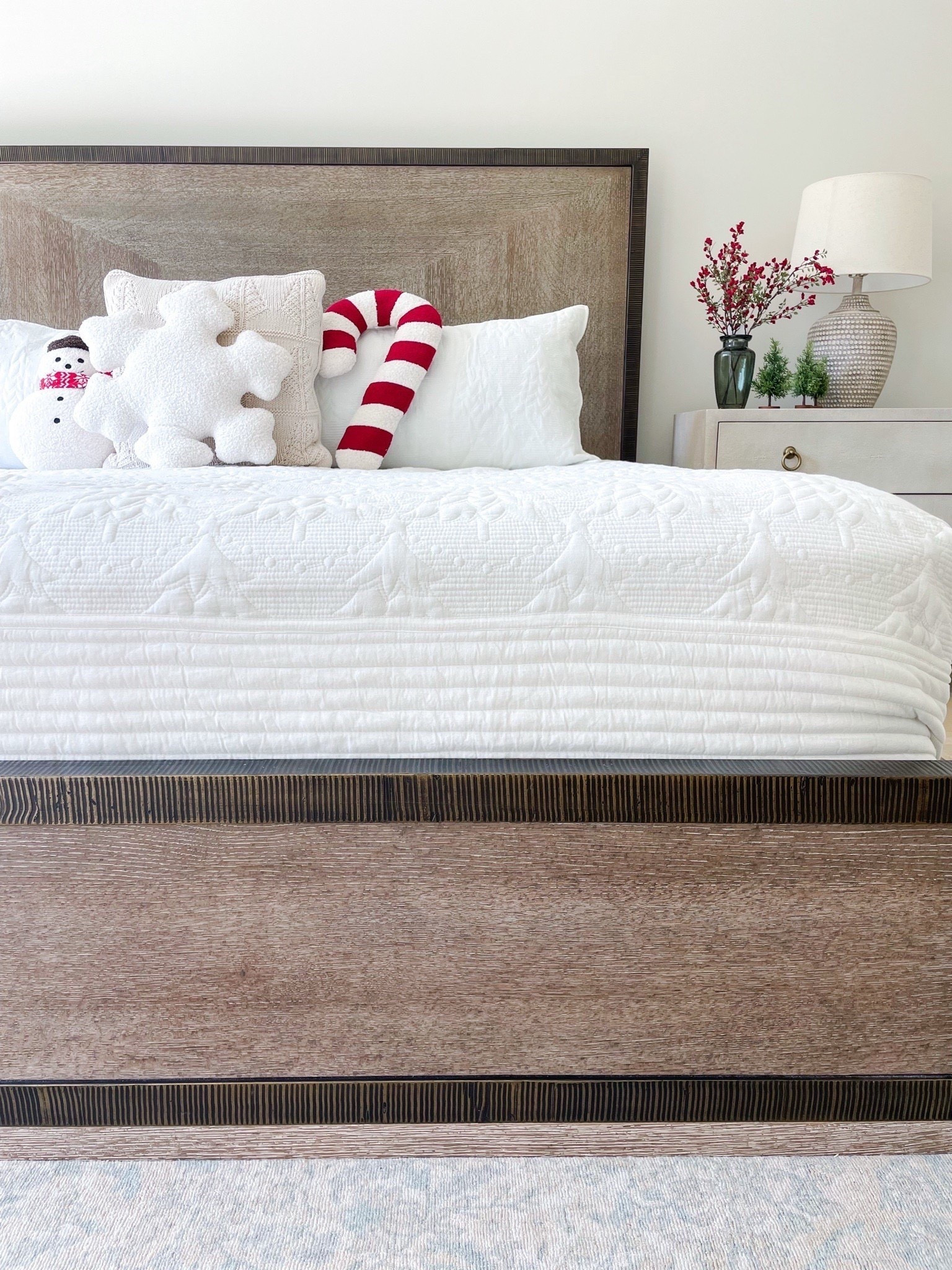 Get your home ready for holiday hosting! It’s so sweet to decorate a guest bedroom for Christmas, @wayfair has a great selection of throw pillows, quilts, and blankets to make your guests feel special! #ad #wayfair #wayfairpartner

#LTKSaleAlert #LTKHoliday #LTKHome