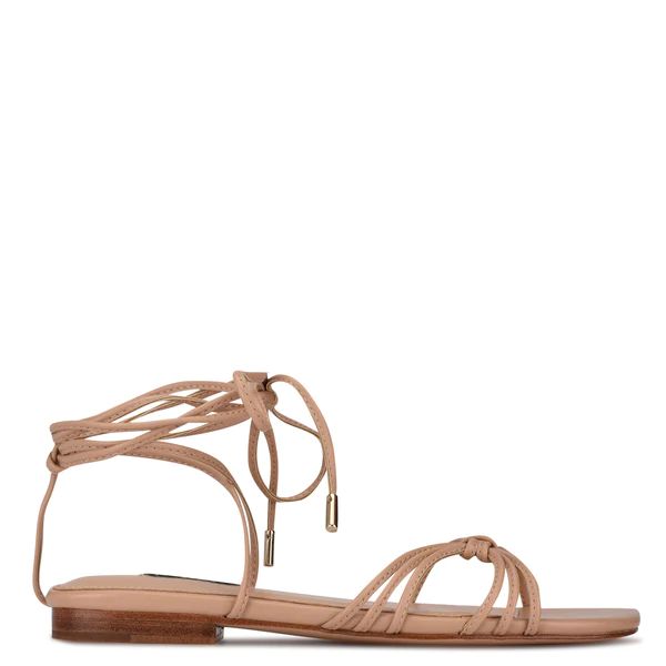 Minus Ankle Wrap Flat Sandals | Nine West (US)