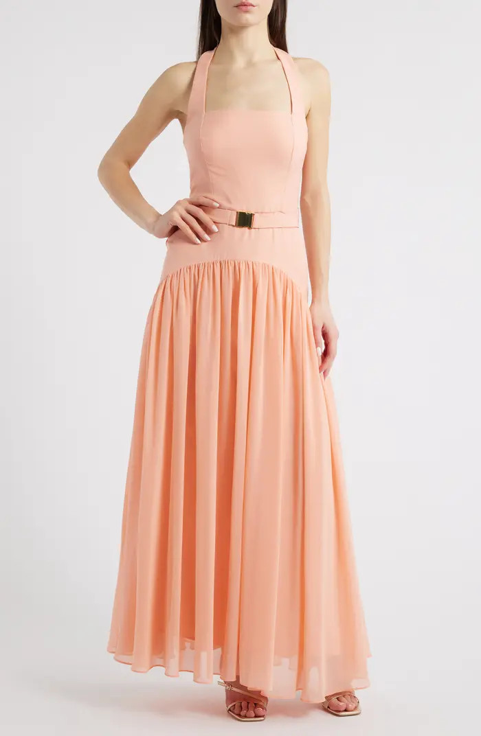 Hutch Aza A-Line Halter Dress | Nordstrom | Nordstrom