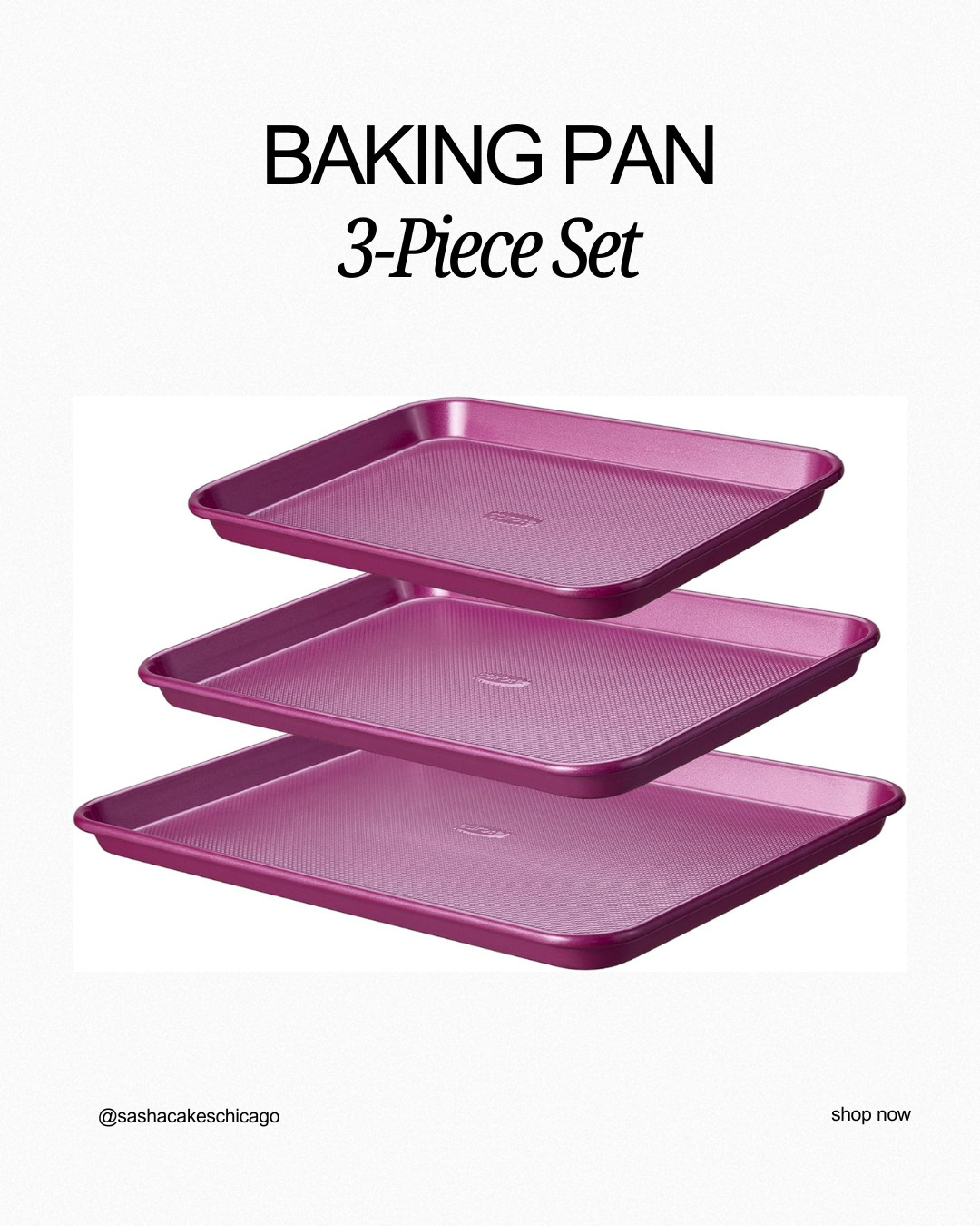 The foundation of every great kitchen. This 3-piece baking pan set is essential for everything from cookies and sheet-pan dinners to roasted veggies. Durable, easy to clean, and built to last. 

 #LTKHome
