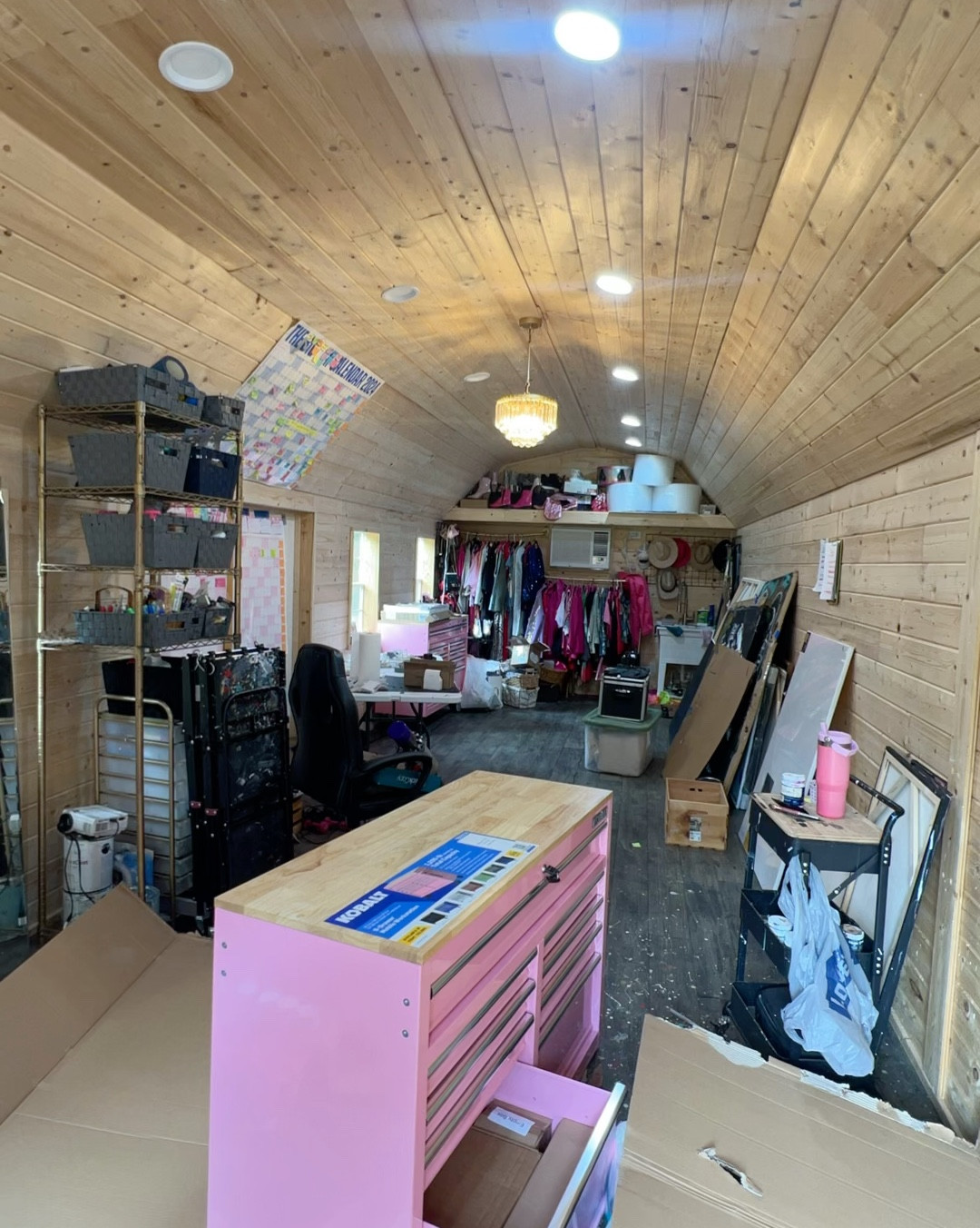 I was so excited when I walked into Lowe’s looking for a toolbox for my sheshed and I spotted this PINK one 😍🩷 This pink toolbox is limited edition! 
#LTKOrganization #Sheshed 

#LTKSeasonal