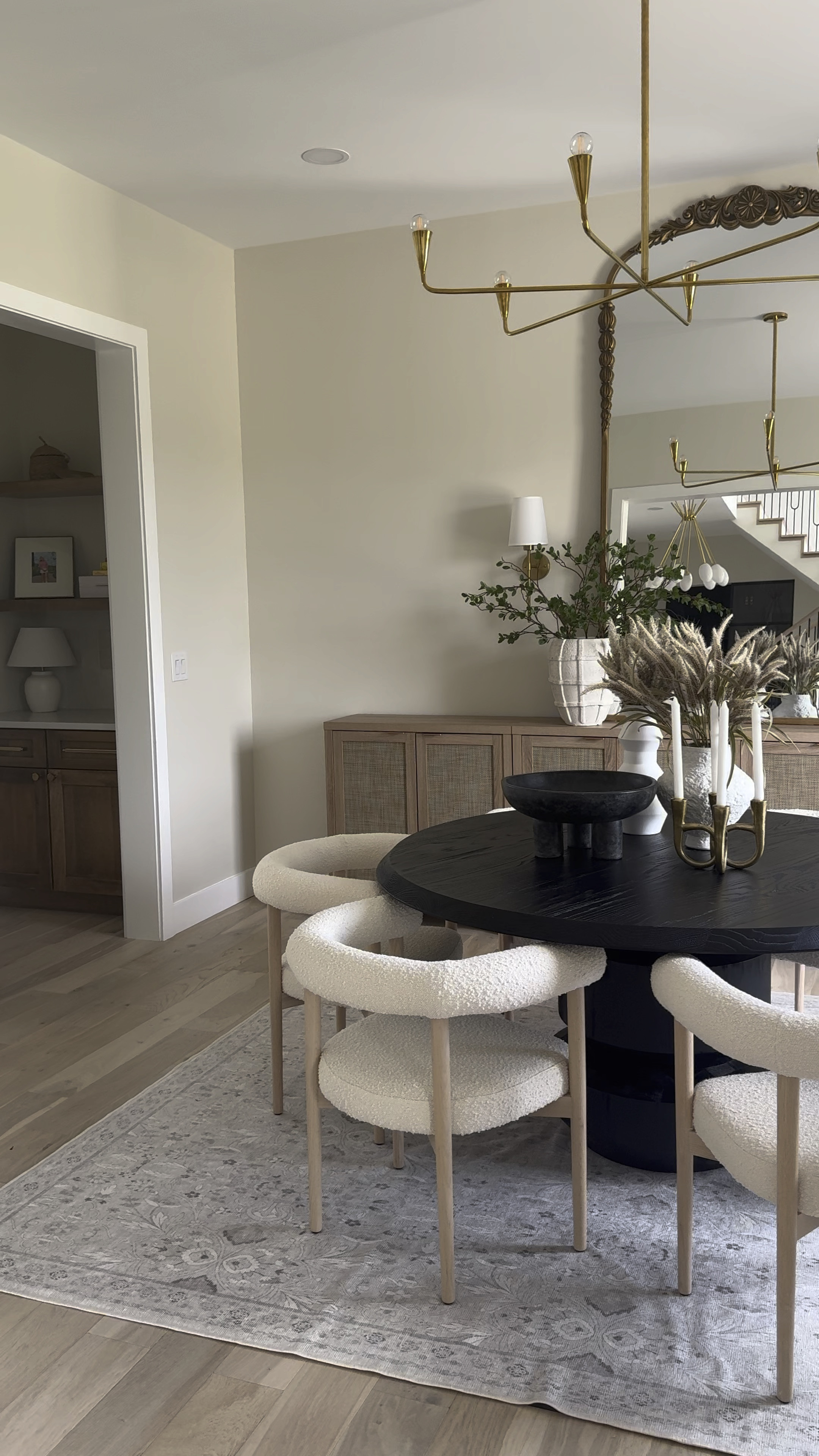 I refreshed my dining room recently for a clean modern look. I assembled four of these cabinets from Amazon to create an oversized sideboard that is a showstopper in the room.

#LTKStyleTip #LTKHome