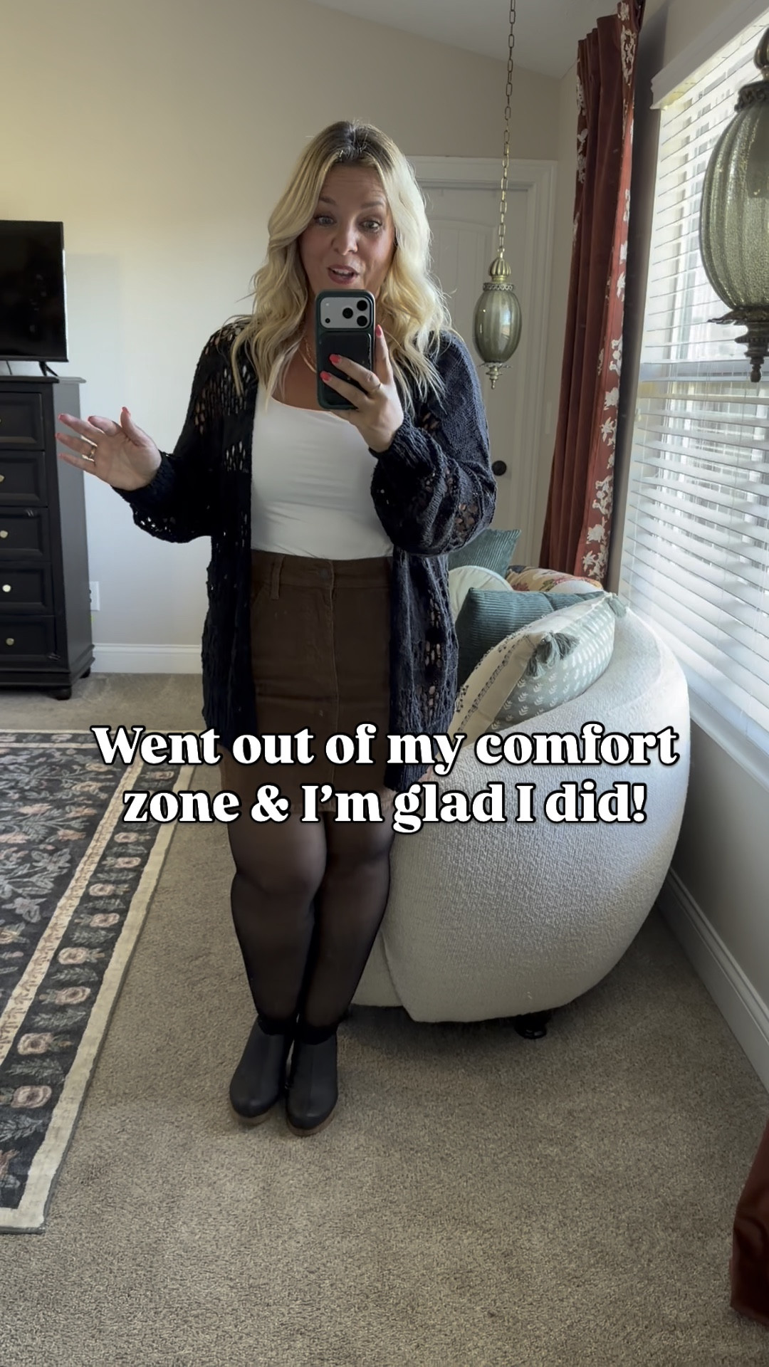 Looooving this corduroy mini skirt look!! 

#LTKPetite #LTKFindsUnder50 #LTKMidsize