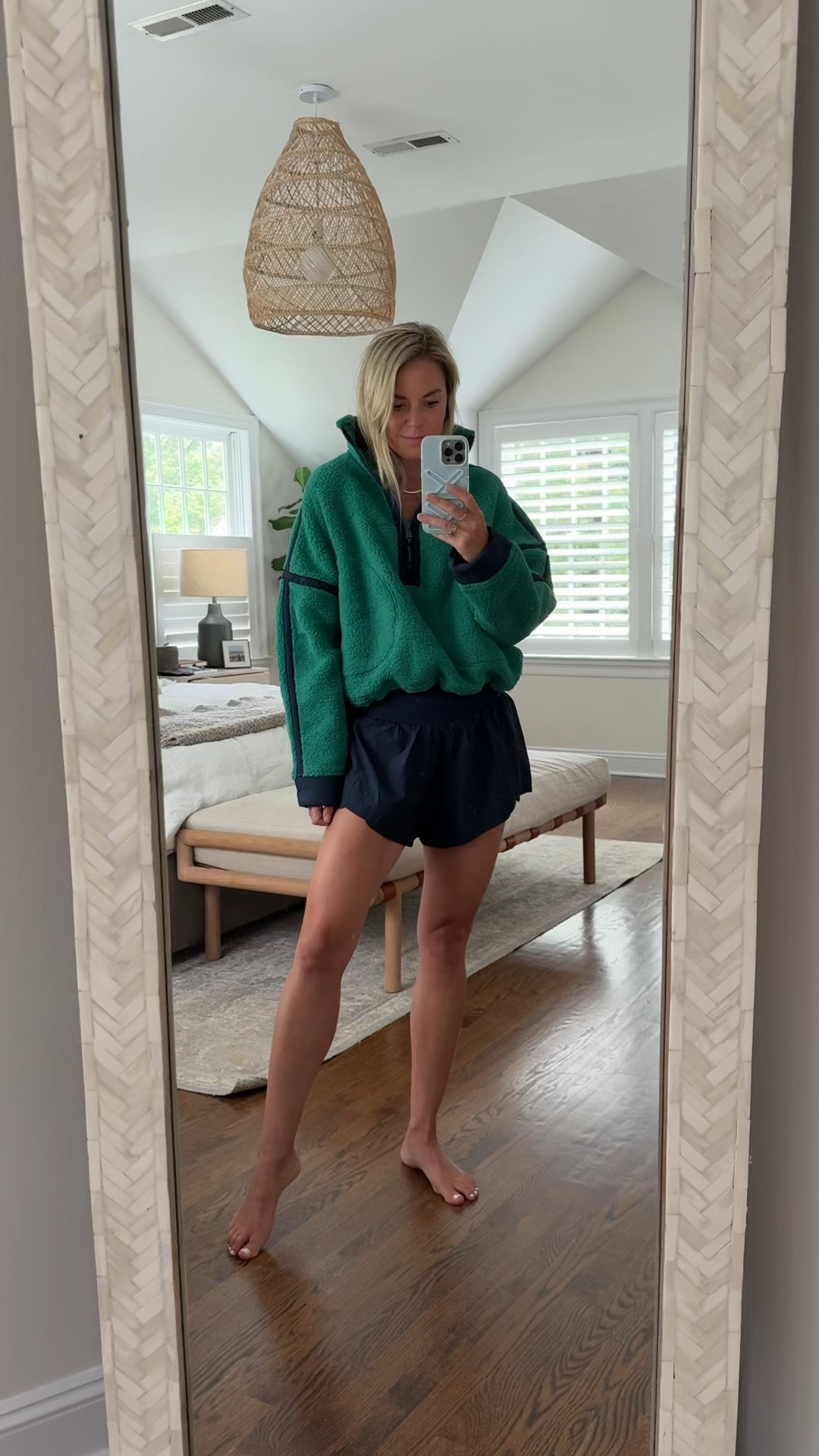 This fleece will be on repeat for school drop offs and they have so many good color combos! Paired it with one of my favorite FP movement shorts that come in tons of colors. Wearing smalls,tts 

under $100, workout, fitness

#LTKdayinmylife #LTKmomlife #LTKmorningroutine