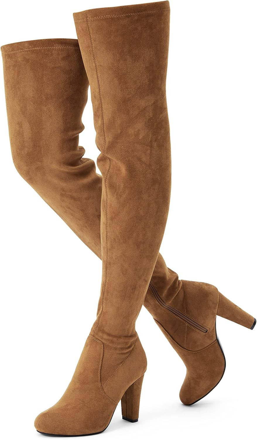 Vepose Women's 992 Thigh High |Over The Knee Boots Suede Long Boot with Inner Zipper | Amazon (US)