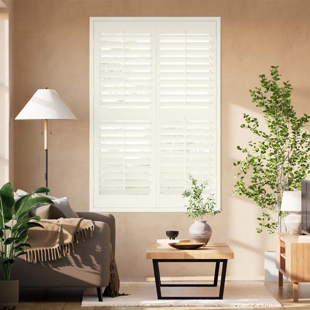 Contemporary Faux Wood Shutters | SelectBlinds | Select Blinds