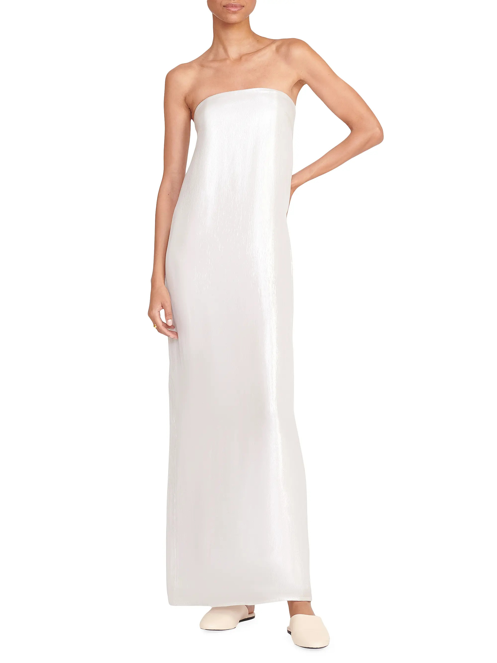 Casey Strapless Metallic Gown | Saks Fifth Avenue