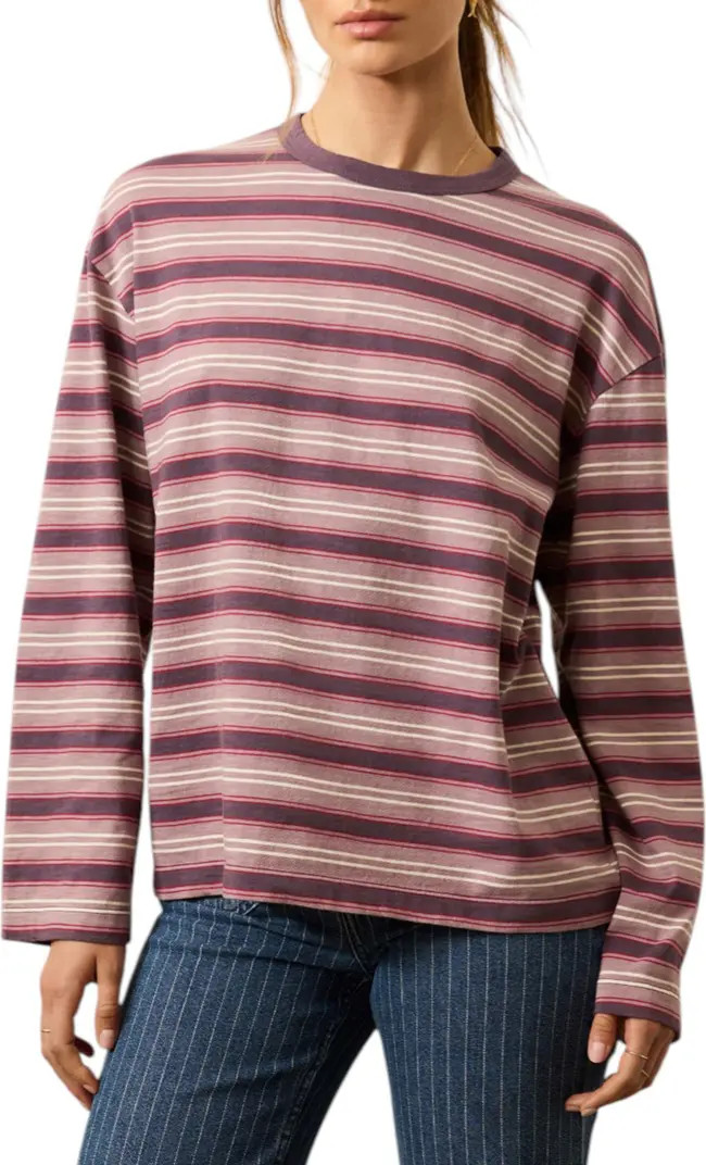 Faherty Stripe Sunwashed Organic Cotton Top | Nordstrom | Nordstrom