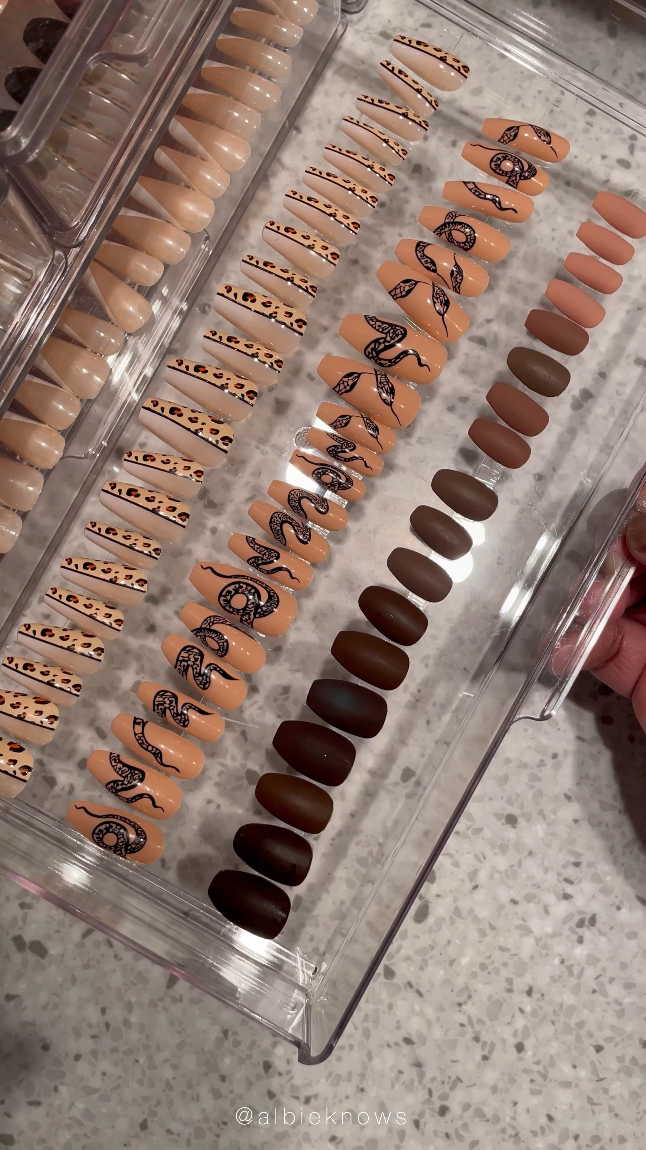 How I Organize All Of My Reusable Press Ons 💅🏾 

#LTKhome #LTKsalealert #LTKstyletip