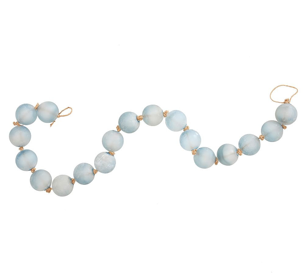 Handcrafted Oversized Sea Glass Garland | Pottery Barn (US)
