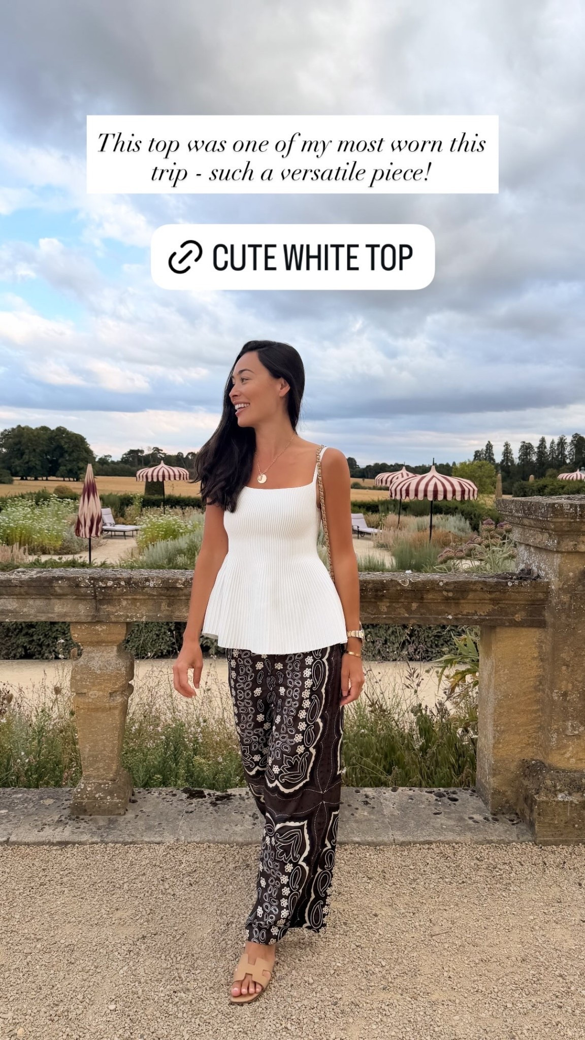 This top was one of my most worn this trip - such a versatile piece!