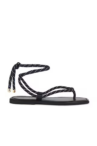Veronica Beard Carmina Cord Sandal in Eclipse & Coconut from Revolve.com | Revolve Clothing (Global)