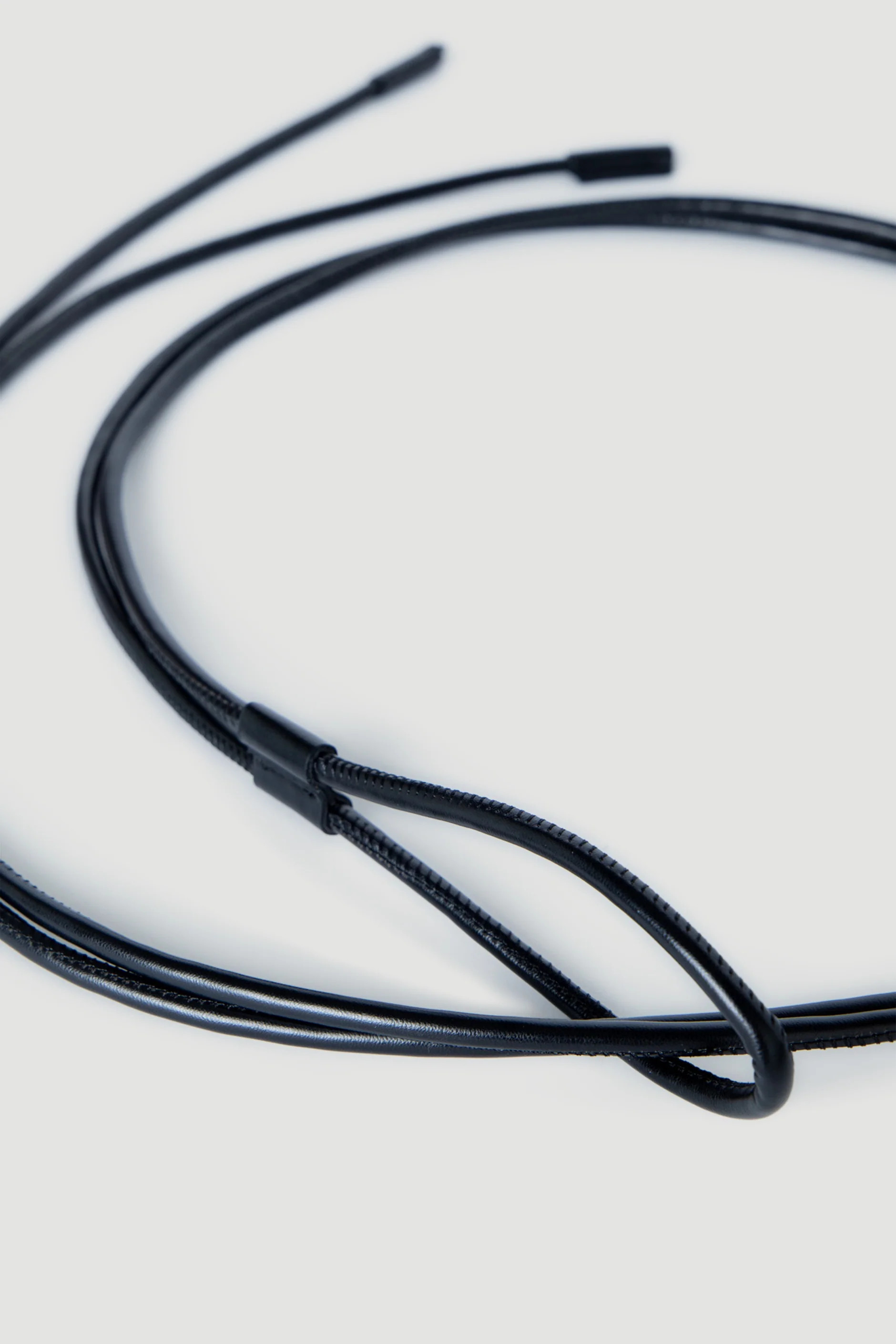 Charlie Thin Wrap Belt - Black | DECJUBA