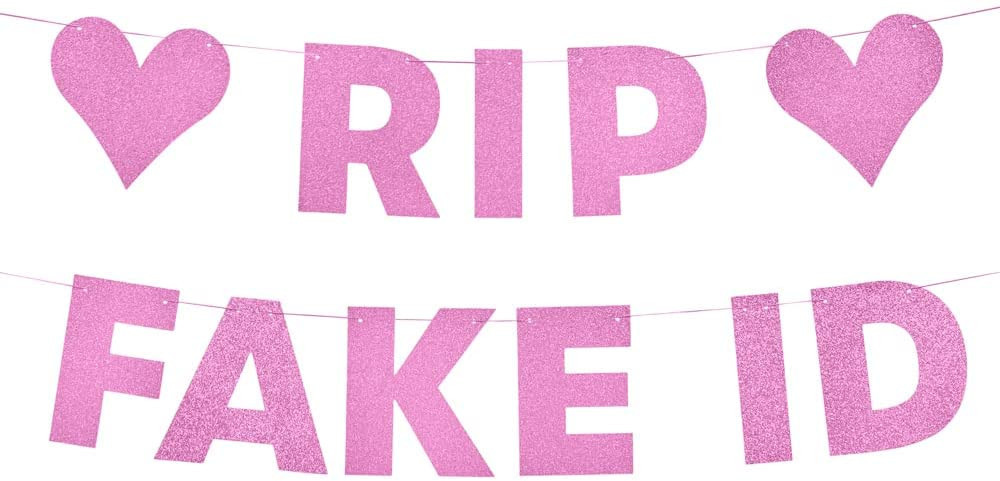 xo, Fetti RIP Fake ID Birthday Party Banner - 5 Ft. | Bday Party Decorations, Birthday Photo Back... | Amazon (US)