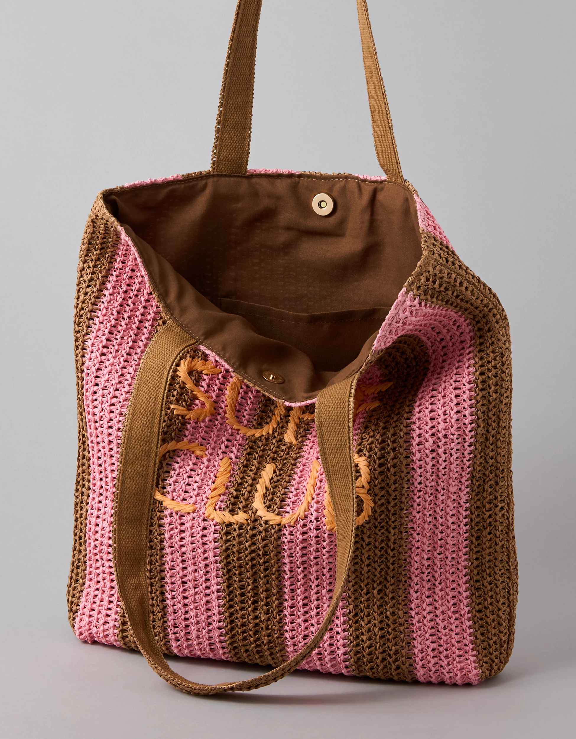 AE Raffia Tote Bag | American Eagle Outfitters (US & CA)