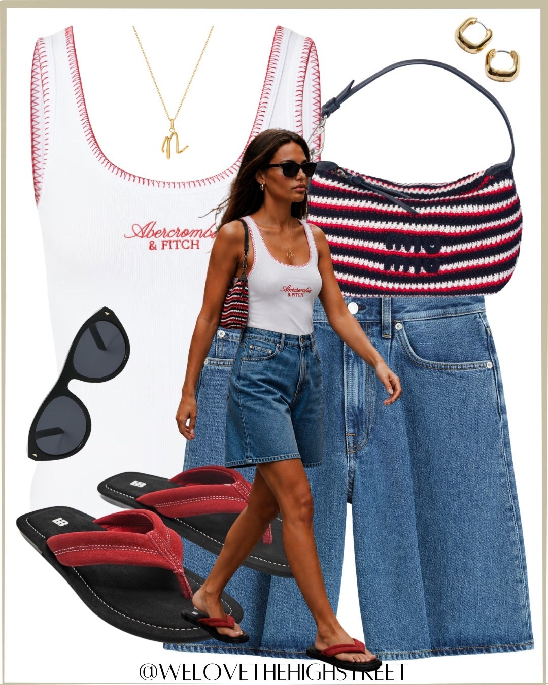 BERMUDA DENIM SHORTS
