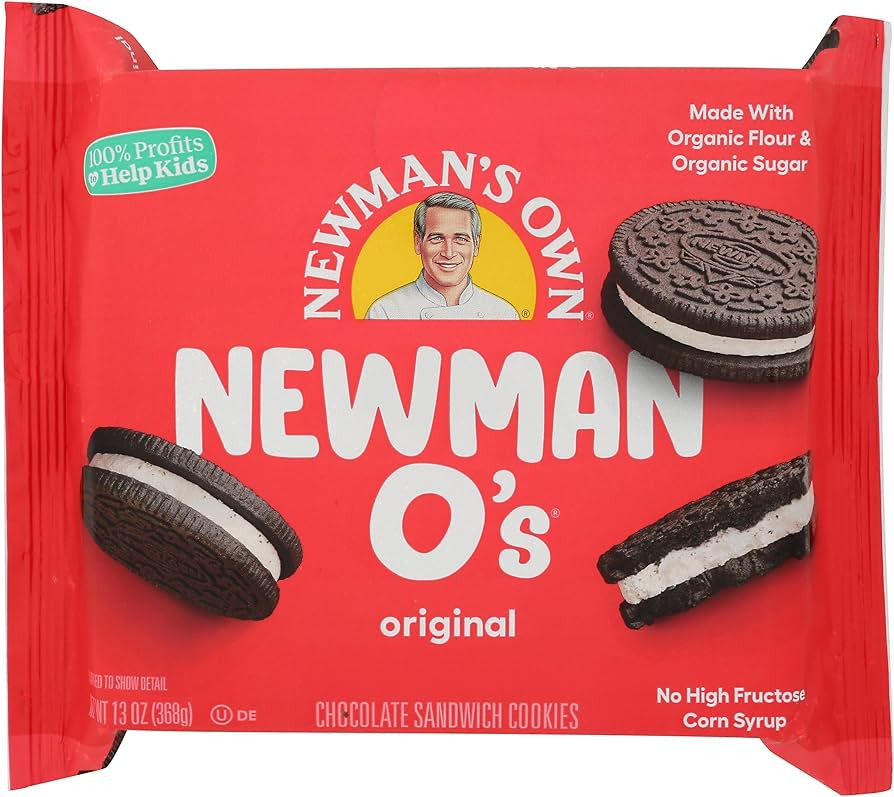 Newman's Own Organic Cookie O Chocolate Vanilla Creme, 13 oz | Amazon (US)