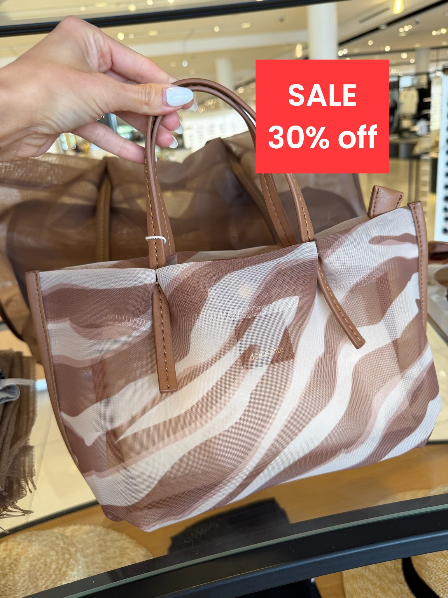 Dolce Vita mesh bag on sale,30% off.

#LTKSaleAlert #LTKOver40