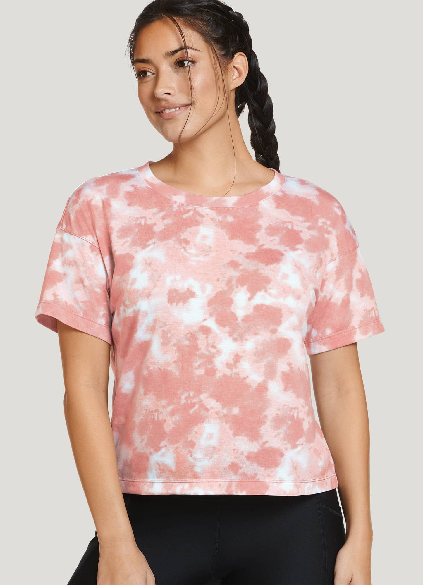 Jockey Soft Lounge Cropped Tee | Jockey