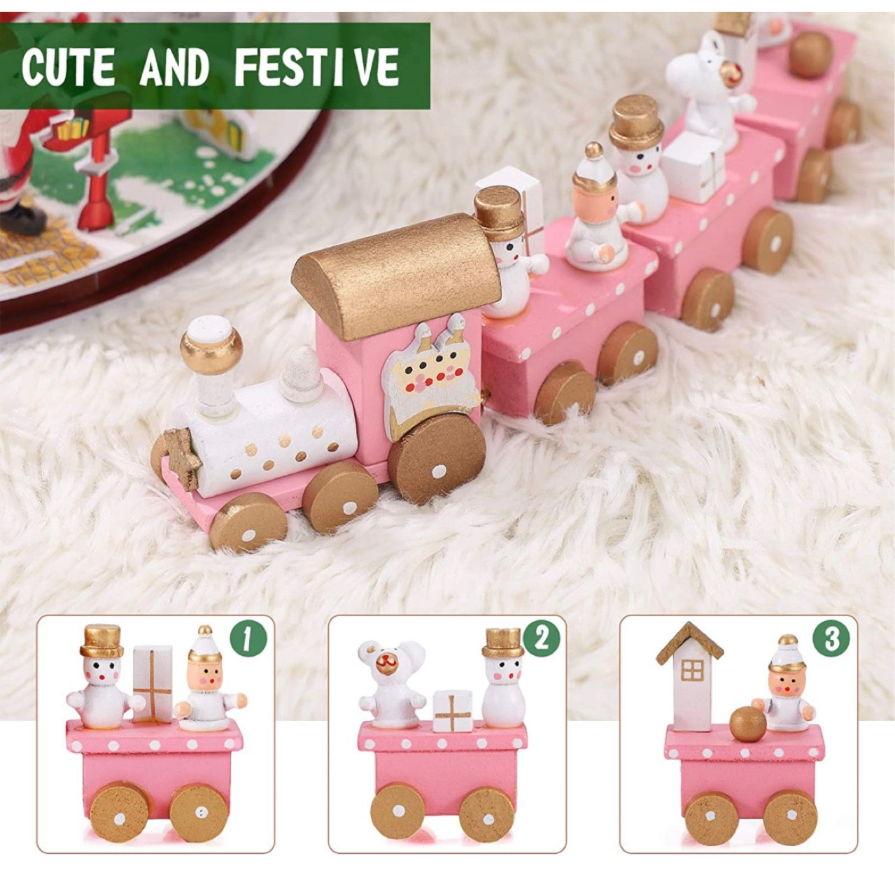 Pink Christmas decor: Train 

#LTKFind #LTKHoliday #LTKSeasonal