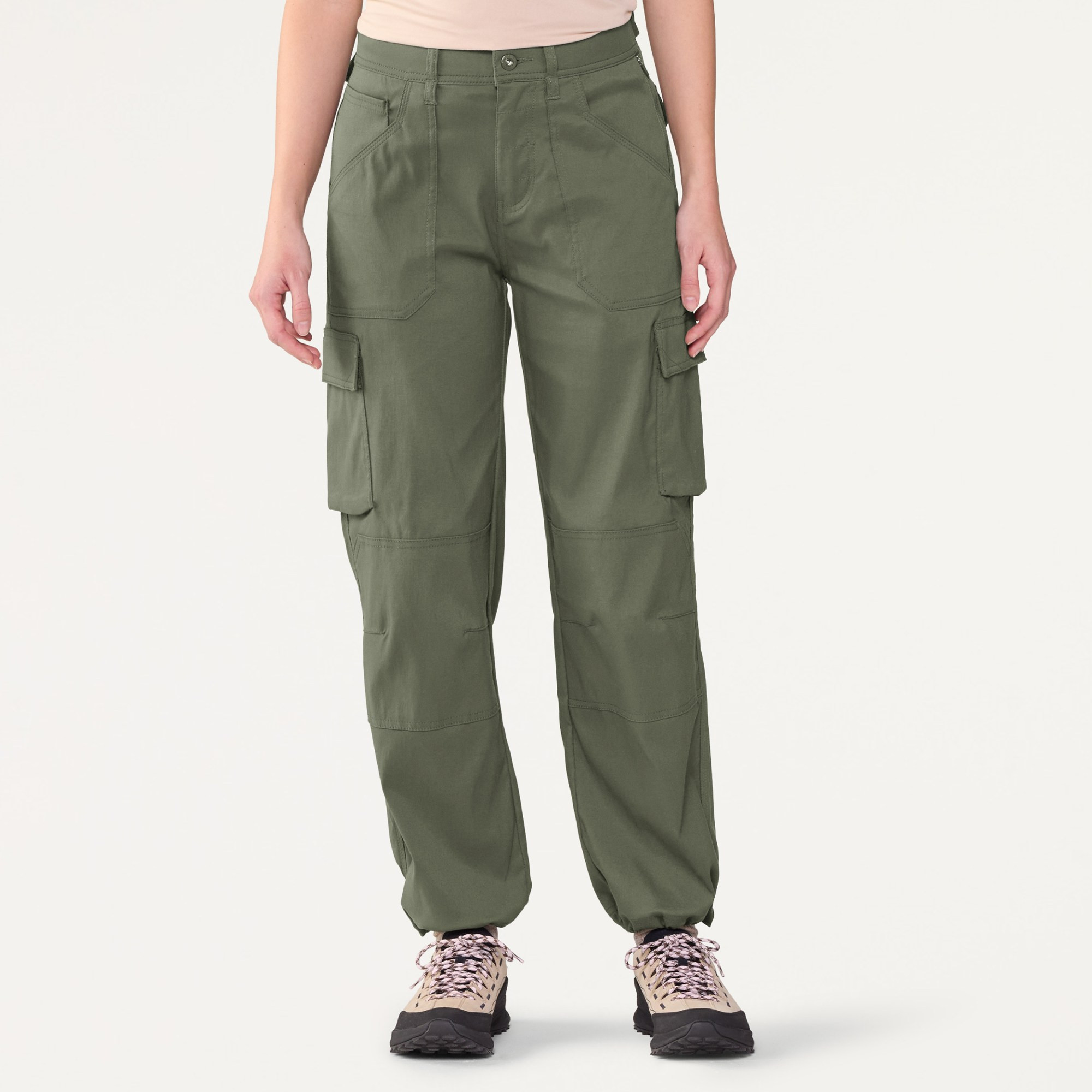 prAna Women's Stretch Zion Cargo Pants Green 4 Short | REI
