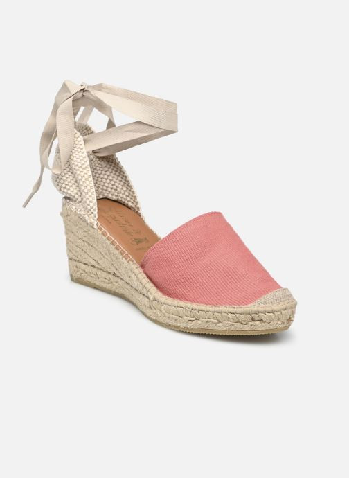 Espadrilles - Lacet Uni - Rose | Sarenza FR