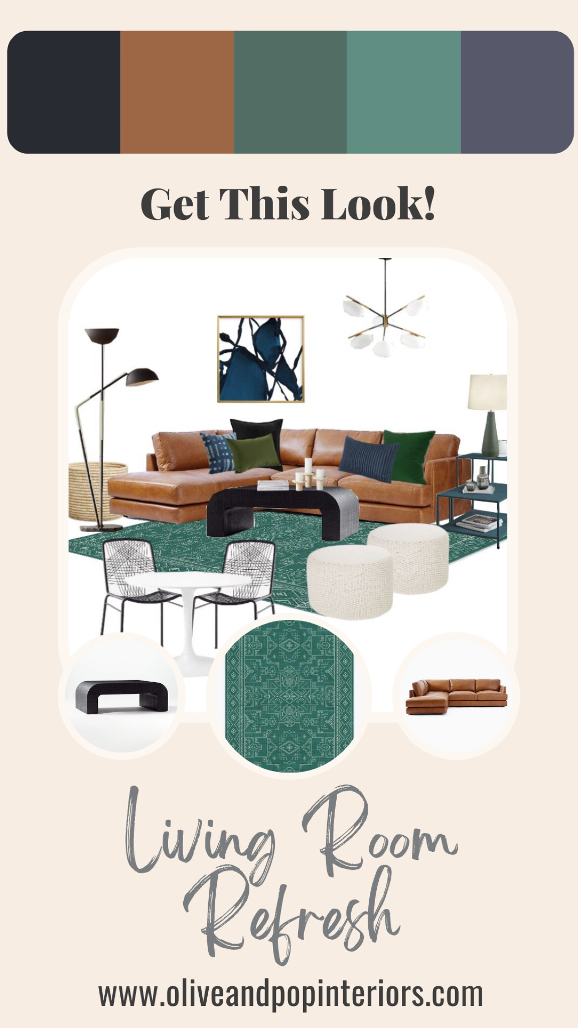 This Living Room design is making us miss the green of Spring!

#LTKhome #LTKfamily #LTKFind