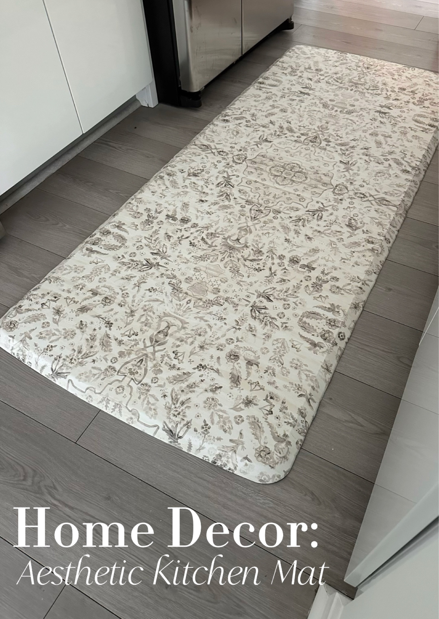 The perfect standing mat for your kitchen space. Easy to clean and provides so much support. And best of all, it’s aesthetic and will go with your home decor ✨

#LTKFind #LTKGiftGuide #LTKhome