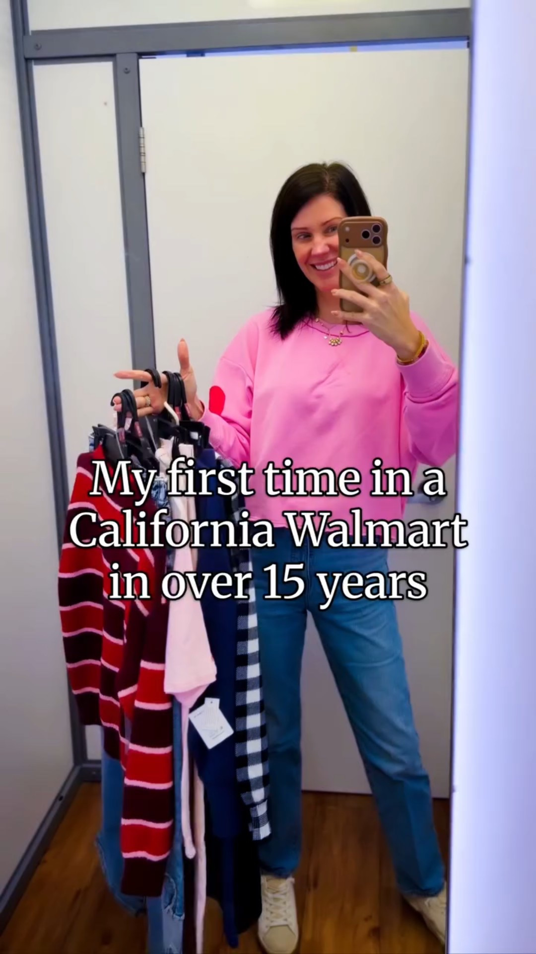 PINK DENIM (😍)- could have sized down one $17!!
CUPID TEE - small it’s oversized and would pair great with red gingham pants 
DAISY SWEATSHIRT - size small (can size up if you want more room) 
DAISY PANTS - size medium (these were too short for my preference; I am 5’9”)
PINK BOW TOP - size small. I will use a micro stitch gun to close up those gaps because I don’t like to show my midriff 
FLORAL JEANS - these look and feel designer. Love them but size down for sure 
BROWN BOW SWEATPANTS - size XS (it’s all they had but it fit fine so I would say size down) 
SHERPA QUARTER ZIP - $11 comes in more colors (including teddy bears) too! I’m wearing an XS. 
BEIGE KNIT SWEATER - this is gorgeous in person. So classy. I grabbed a small. There is a slight balloon sleeve and beautiful detailing along the bottom. 
YELLOW AND WHITE STRIPE SWEATER - yellow is going to be popular this Spring. Great quality sweater I grabbed a small. 
BEIGE SWEATPANTS - these are so thick. I love the pleats down the middle. Barrels out which I love. I’m in a small 
HEART DETAIL DENIM - so pretty year round. I’m in my true size 4. If you want a tighter fit size down. 
RED STRIPE SWEATER - I tucked this into my bra for a cropped look. Love the color combo. Size small 
HEART CARDIGAN - size small. Wearing a tank under because it’s slightly see-through 
BLACK TRACK PANTS - there is a lace detail on these the feminizes them. So good. TTS 
BROWN/BLUE MOCKNECK - TTS. Grabbed this as a layering piece for cold days. So classy. 

#walmarthaul #walmarttryon #valentinesdayoutfitideas #heartdenim #bowpants

#LTKFindsUnder50 #LTKootd #LTKgrwm