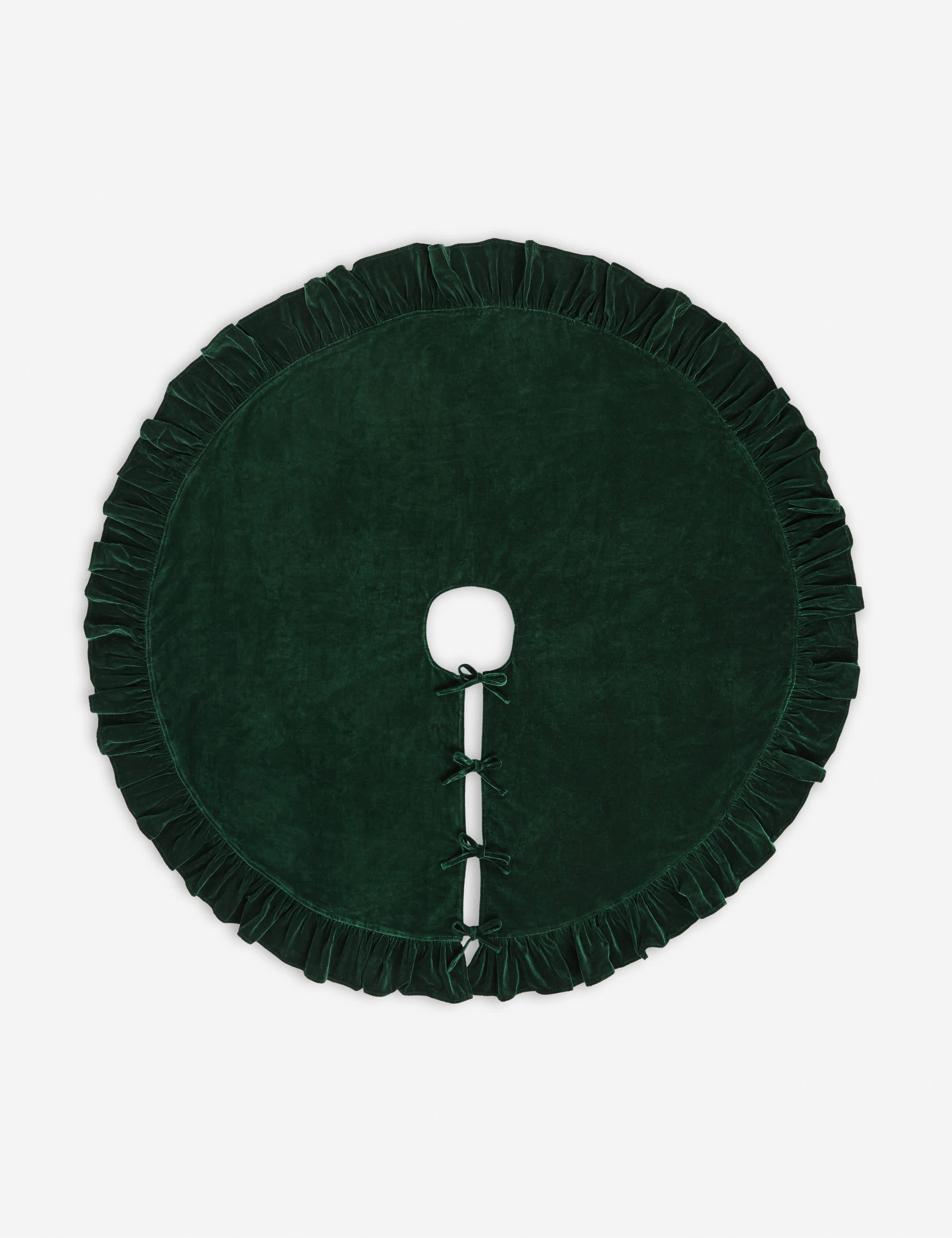 Mauree Velvet Tree Skirt | Lulu and Georgia 